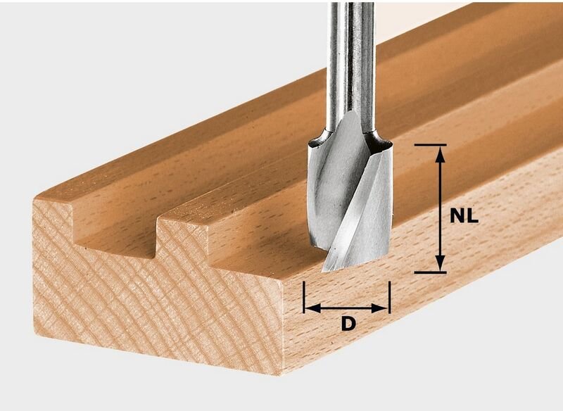 Spiralnutfräser hs Spi S8 D10/30 (490946) - Festool