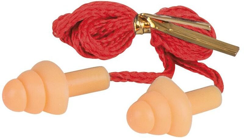 Ohrstöpsel pu, mit Schnur und Pilzkopf, 20 Paar