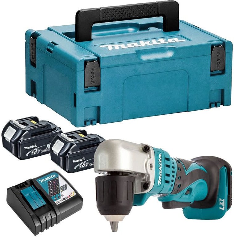 18V LXT Winkelbohrmaschine (2x3,0 Ah) in MAKPAC - MAKITA DDA351RFJ