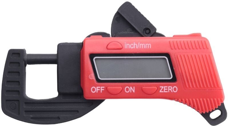 Tlily - 0-12,7 Mm Kunststoff Kohlenstoff Faser Verbundwerkstoffe Digitaler Dicken Messschieber Mikrometer MessgeräT