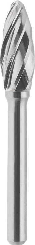 Fervi - HM-Rotationsfeile Aluminium abgerundeter Speer 8 x 20 mm Schaft 6 h08al6