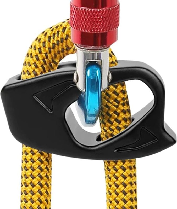 Steigklemme zum Klettern, 70 x 40 x 20 mm, manuelle Steigklemme für Baumpfleger, rutschfeste und schnell lösbare Absturz...