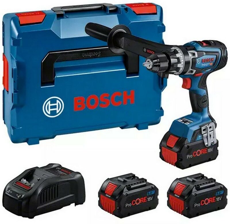 Werkzeug - 18V Akku-Schlagbohrschrauber, 3x 8,0 Ah ProCORE Akkus, Ladegerät 0615A5002Y - Bosch