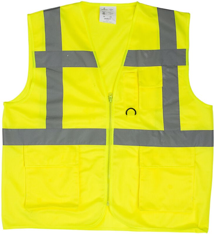 Sommer-Ärmelloser Arbeitsschutzweste YARD - Neon Gelb XL - 52/54