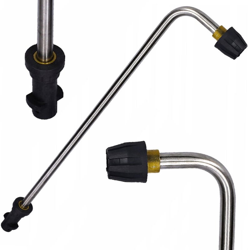 Thumbnail - Rosfix Winkeldüsenlanze 90 Grad für Karcher K2-K7 Unterlegscheiben M18 Gewinde 160 bar