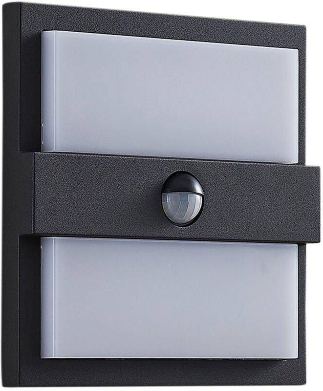 Wandleuchte außen "Gylfi" aus Aluminium mit Bewegungsmelder von Lucande