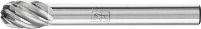 PFERD TOOLS Hartmetall Hochleistungsfrässtift INOX Tropfen TRE Ø 08x13 mm Schaft-Ø 6 mm für Edelstahl