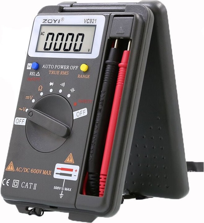 Thumbnail - Mini Pocket Digital Multimeter Voltmeter Amperemeter Widerstandstester Ohm Volt Amp Meter 4000 Counts
