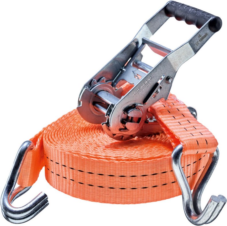 Zurrgurt, Ratschen-, 2-teilig, Spitzhaken, 35mm x 8m, din en 12195-2, lc 1000daN