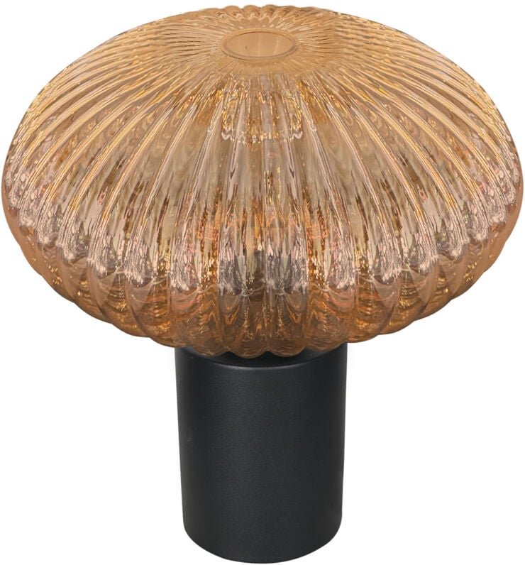 Steinhauer - tischlampe - Bloeba - bernstein - glas kunststoff