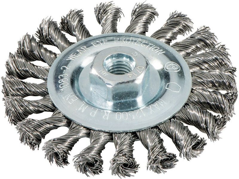 Metabo - Rundbürste 115x0,5x10 mm/ m 14, Stahl, gezopft (626770000)