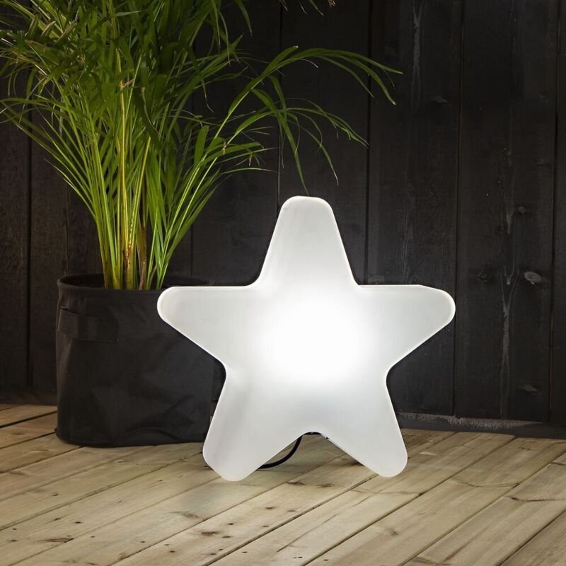 Best Season - LED-Deko-Stern 'Gardenlight', weiß, 50x48cm,outd.
