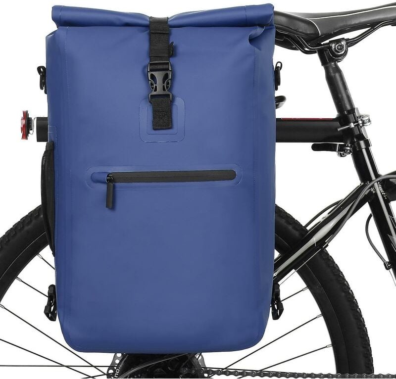 3-in-1 wasserdichte Fahrradtasche, Fahrrad-Gepäckträgertasche, Rucksack, Umhängetasche, Outdoor-Radfahren