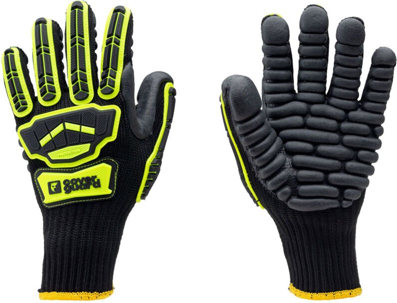 Eurostrong Vibe Anti-Vibrations-Handschuhe - - Schwarze - Coverguard