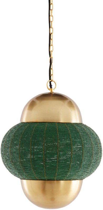 Hängeleuchte - Cetara - grün - metall - E27 - - Light&living