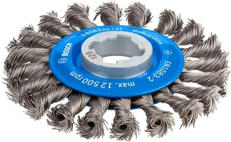 Accessories Scheibenbürste Heavy for Metal x-lock, gezopft, 115 mm, 0,5 mm, 12 mm 2608620731 - Bosch