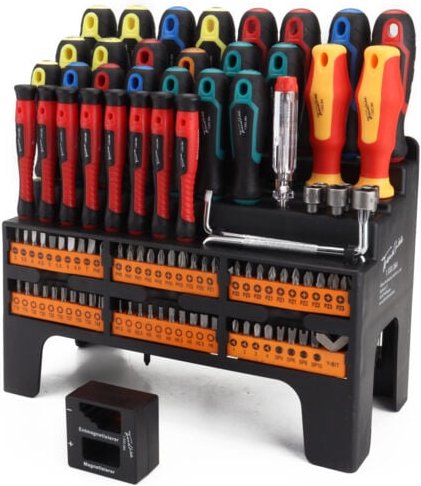TrendLine Schraubendreher Bit Set 100-teilig inkl Magnetisierer Entmagnetisierer