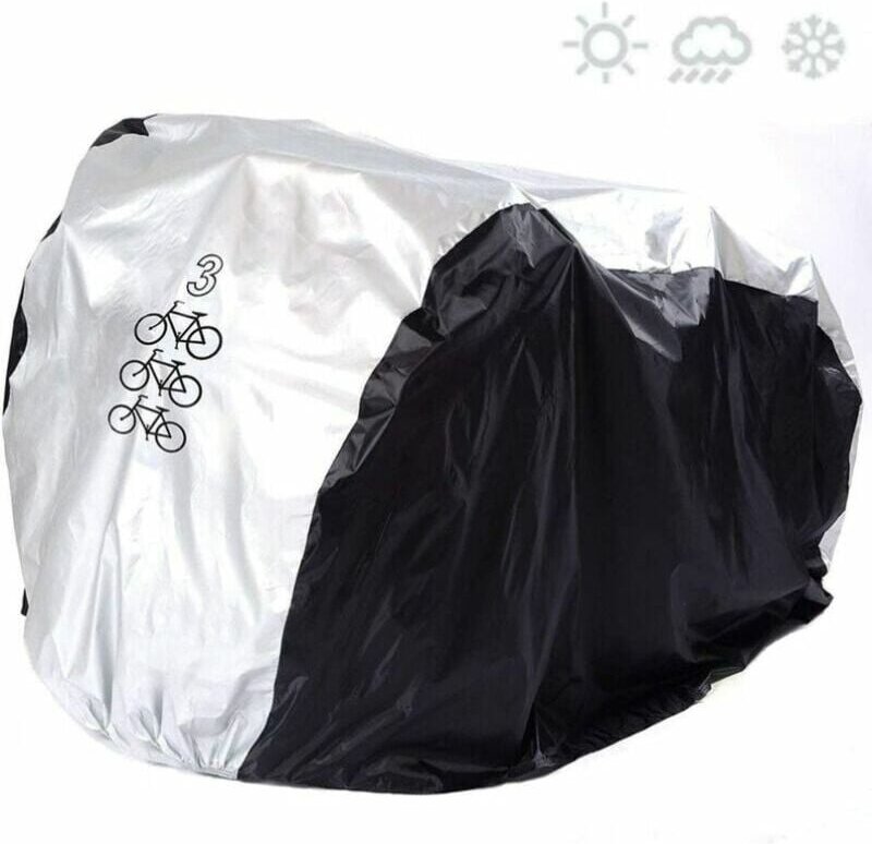 Fahrradabdeckung für 3 Fahrräder, wasserdicht, staubdicht, UV-Schutz - Ulisem