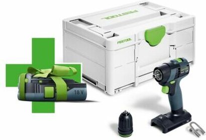 Thumbnail - Akku-Bohrschrauber txs 18-Basic-3,0, 1x 3,0 Ah ohne Lader im Systainer - Festool