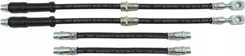 OPEL ASTRA G flexible Bremsschläuche (Trommeln an der Hinterachse) Set