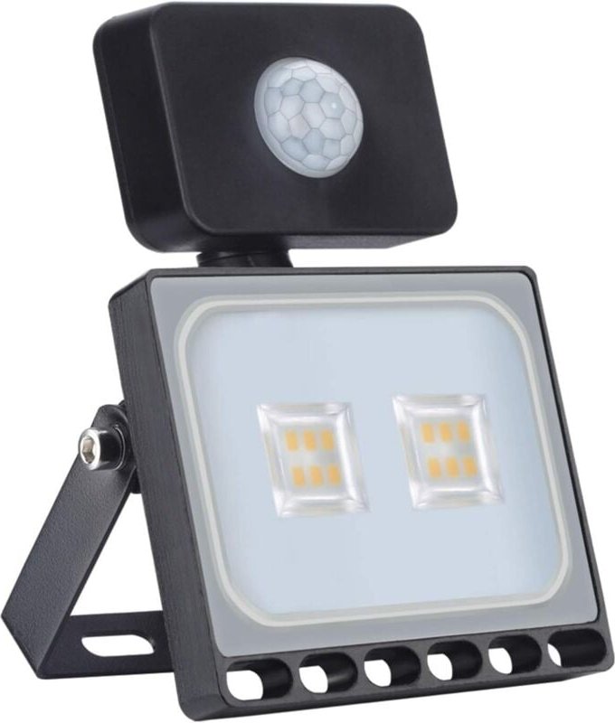 Vtizikl Projecteur LED Avec Détecteur de Mouvement 10W, IP65 Étanche Lumières Extérieures, Éclairage de Sécurité Blanc C...