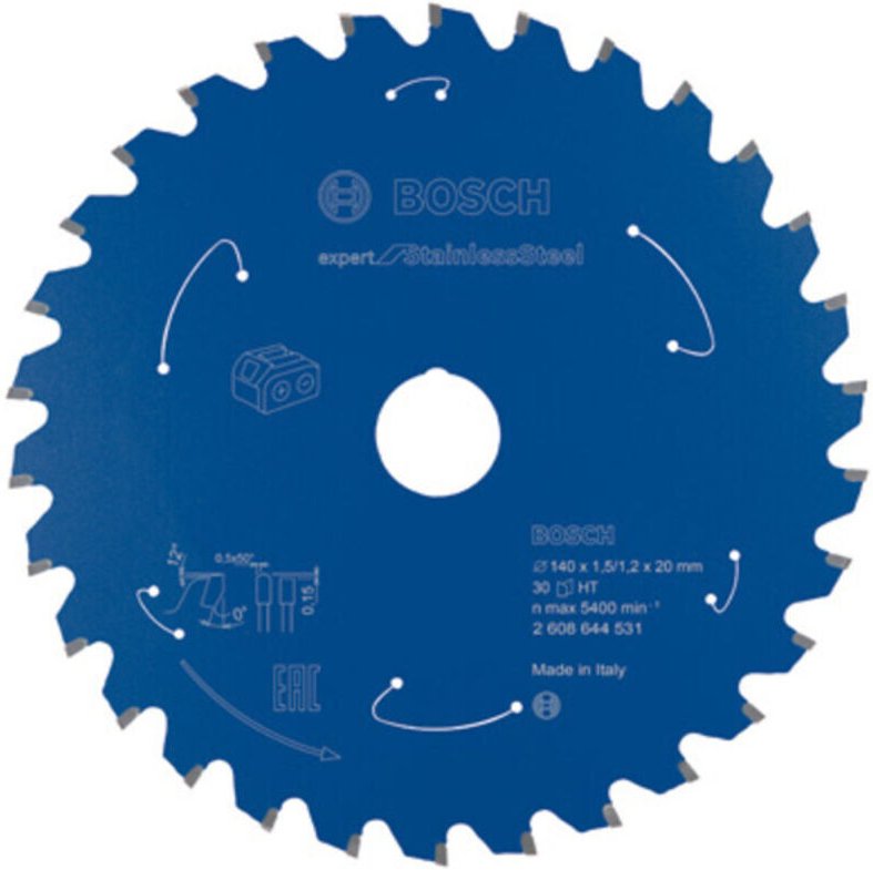 Expert for Stainless Steel 140x20x1.5/1.2x30T - Bosch