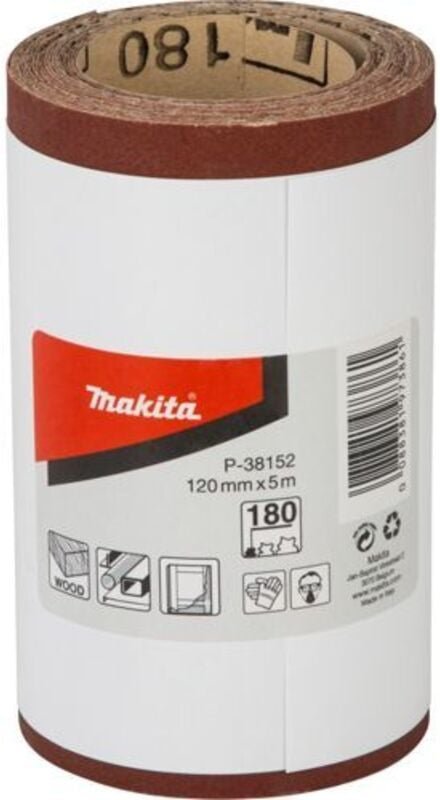Schleifpapierrolle 120 mm x 5 m K180 - P-38152 - Makita