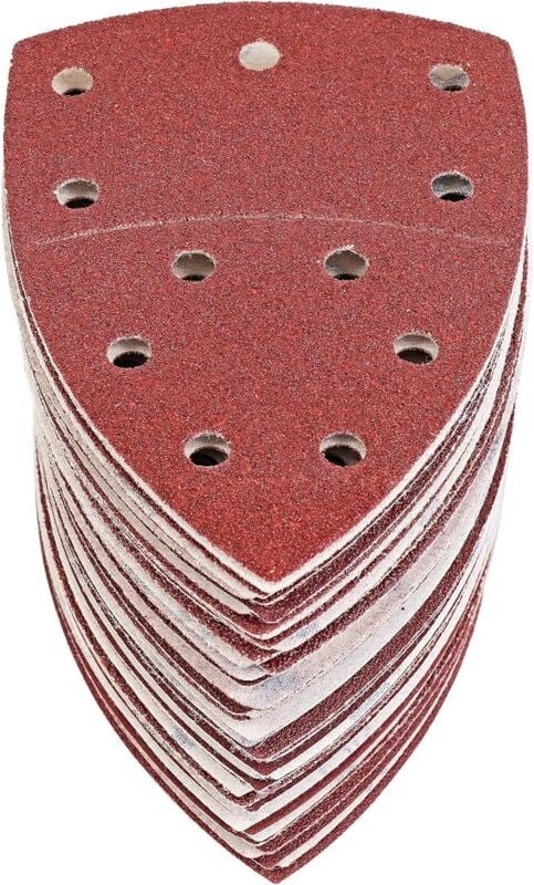 60 Dreieck-Schleifblätter, Dreieck-Schleifpapier, Maus-Deltaschleifer, 105 x 152 mm, Körnung P40/60/80/120/180/240