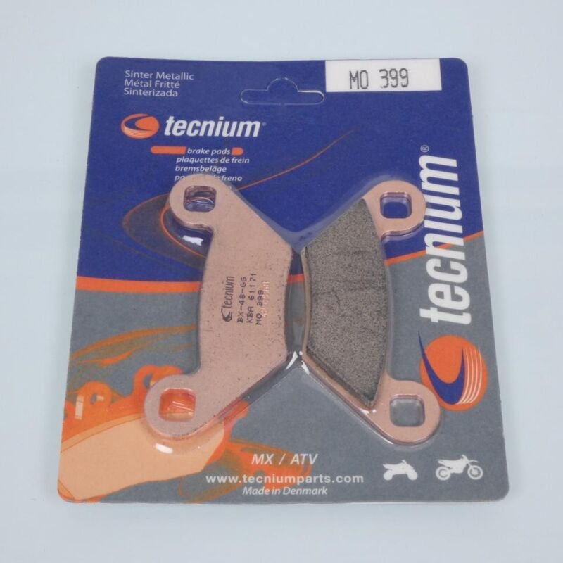 tecnium-bremsbelag für quad polaris 550 sportsman x2 2011 bis