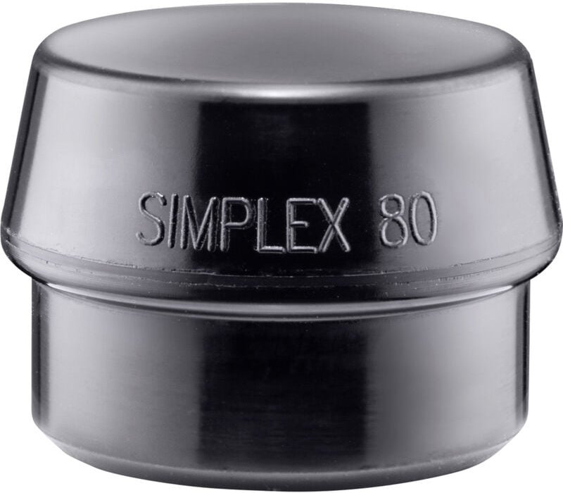 Halder Schonhammerkopf simplex 80mm Gummi