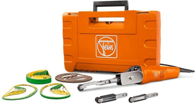 Fein - Bandfeile bf 10-280 e Start-Set, incl. Zubehör, Werkzeugkoffer