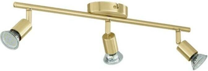 Eglo buzz-led gu10 3x2,8w gebürstetes messing 3-licht strahler - 33186