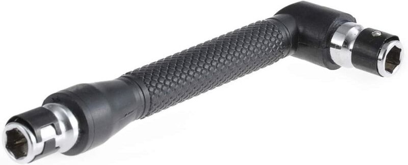 L-förmiger Steckschlüsselsatz – 6,35-mm-Schraubendreher und Bits – L-förmiger Verlängerungsgriff – Doppelseitiger Sechsk...