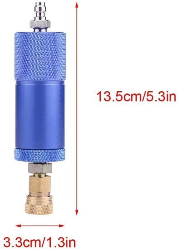 (11×3,5×3,5 cm) Wasser-/Ölabscheider für Luftkompressoren, Hochdruck-Feuchtigkeitsregler mit Innen- und Außengewinde – P...