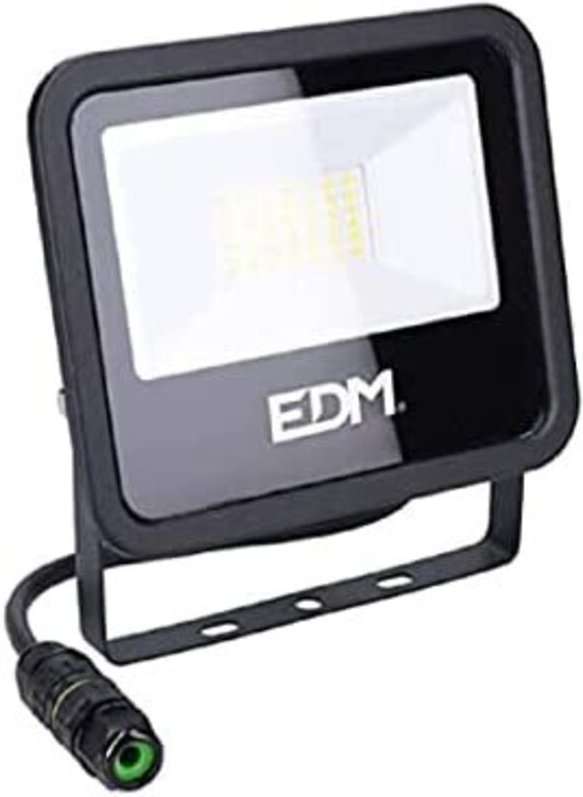 EDM - LED-Strahler 30w 2370lm 4000k Tageslicht schwarz Serie