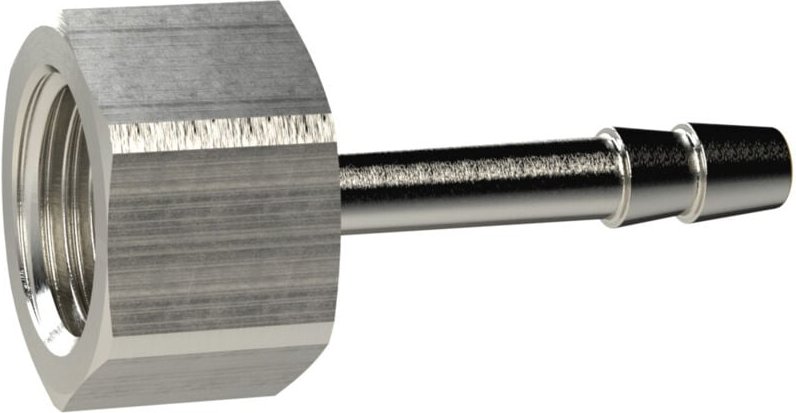 Aufschraubschlauchtülle, g 1/4 i., für Schl. lw 9, sw 17, ms vern. - Riegler