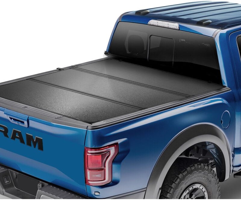 Dreifach faltbare Ladeflächenabdeckung, Kompatibel mit 1999-2024 Ford F-250 F-350 Super Duty, Styleside 6,75' (81', 82')...
