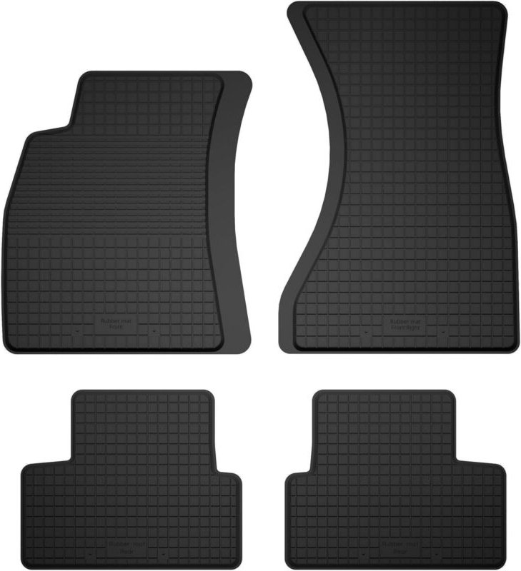Gummifußmatten, 4er-Set, universell passend für: Audi A5 5FA Sportback (ab 2017)