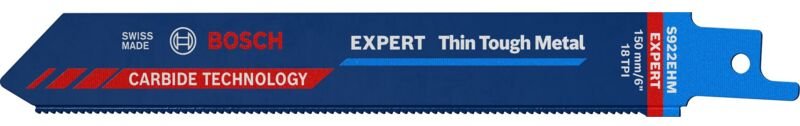 Professional Expert 'Thin Tough Metal' s 922 ehm Säbelsägeblatt, 3 Stück (2608900361) - Bosch