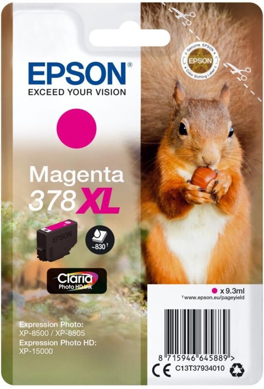 Epson Squirrel 378XL Druckerpatrone 1 Stück(e) Original Hohe (XL-) Ausbeute