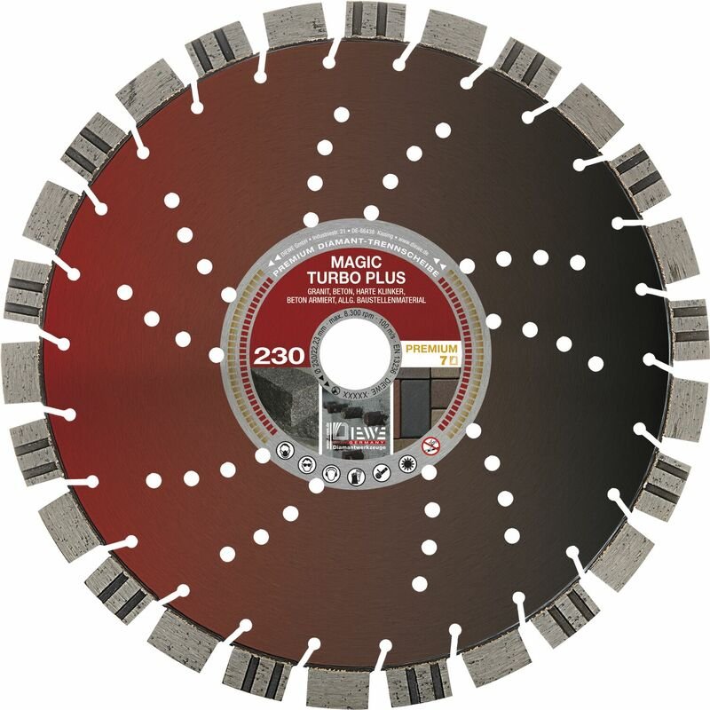 Diamant Handtrennscheibe Magic 230 x 22.23/12 mm - Diewe