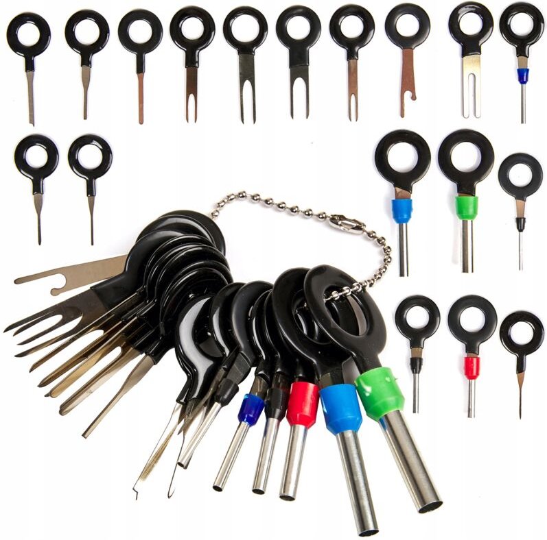 Abzieher für Pins, Steckverbinder, Klemmenblöcke, Stecker 18-teilig