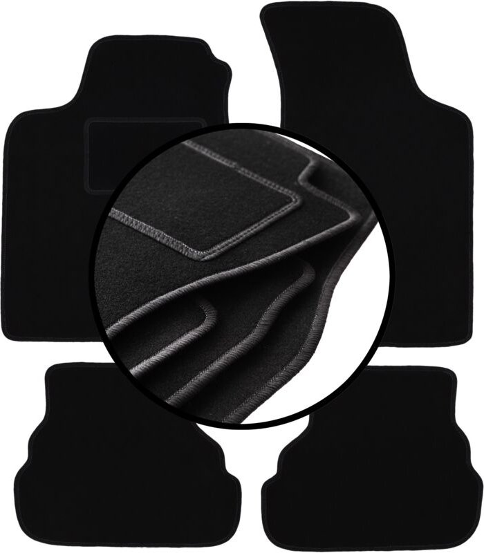 Komplettset Veloursmatten für: Volkswagen Vento Limousine (1991-1997)