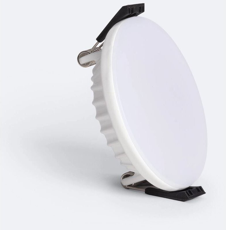 Efectoled - led Einbaustrahler flach 7W Rund Slim lifud Ausschnitt Ø85 mm No Flicker No Flicker 3000K Warmweiß