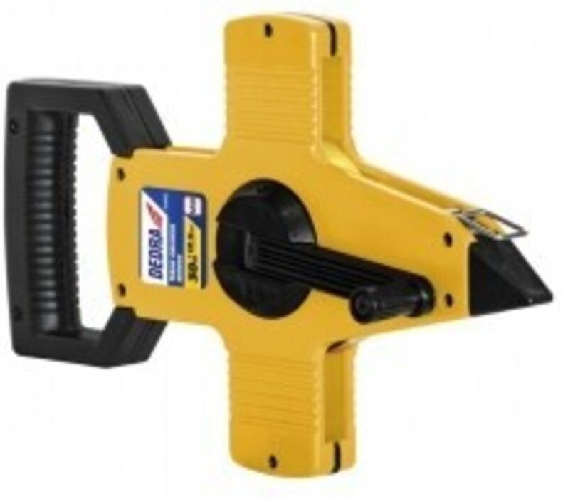 DEDRA - Stahlbandmaß 50m x 12,5mm - präzise, gerollt