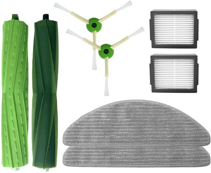 Ersatzzubehör-Set für Combo I5, I5+, J5, J5+ Bürstenrollen, Hepa-Filter, Wischpads, Seitenbürsten