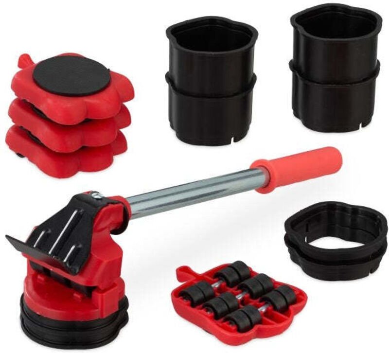 Set mit mobelheber und mobelwagen