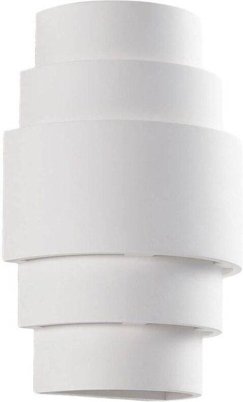 Lindby Marit Gips-Wandleuchte, stufenförmig - weiß