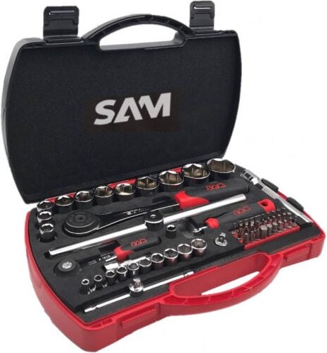 Steckschlüsselsatz und Zubehör 1/4 1/2 Sam Outillage 75-SHR60