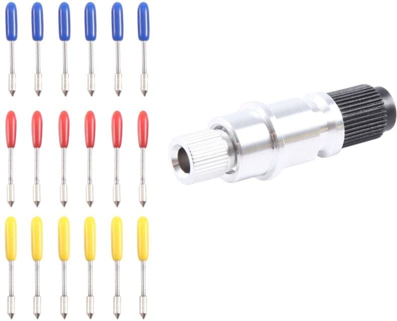 Klingenhalterbasis mit 18 Schneidklingen (30/45/60 Grad)